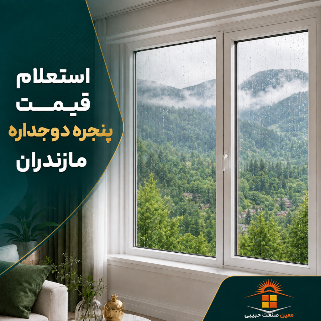 استعلام قیمت پنجره دوجداره مازندران