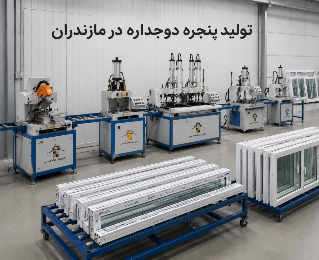 تولید پنجره دوجداره در مازندران